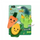 3 PACK JUGUETE P/GATO VEGETALES