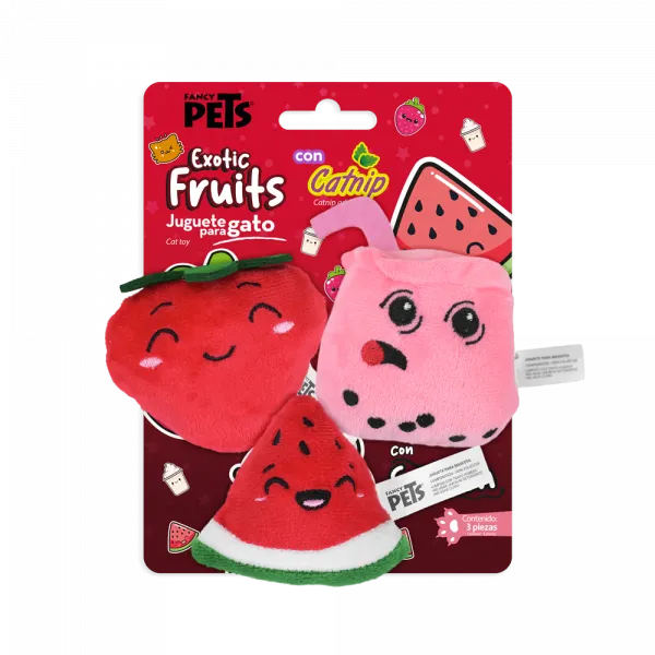 [FL9645] 3 PACK JUGUETE P/GATO LUNCH EXOTICO