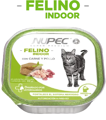 [Nupec65] NUPEC FELINO INDOOR HÚMEDO 1 PZA