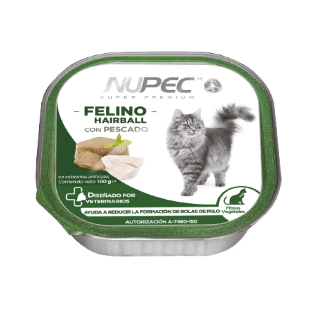 NUPEC FELINO HAIRBALL HÚMEDO 1 PZA