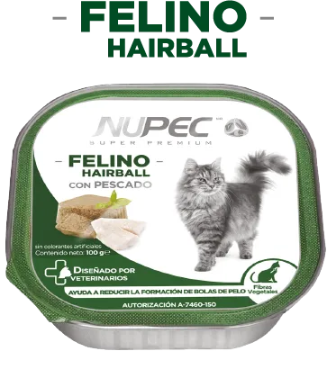 [Nupec68] NUPEC FELINO HAIRBALL HÚMEDO 1 PZA
