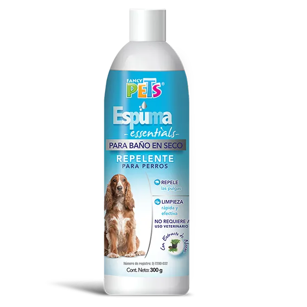 [FL3853] ESPUMA REPELENTE P/BAÑO EN SECO ESSENTIALS 300 G.