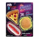 3 PACK JUGUETE C/SQUEAKER FUNNY FOOD